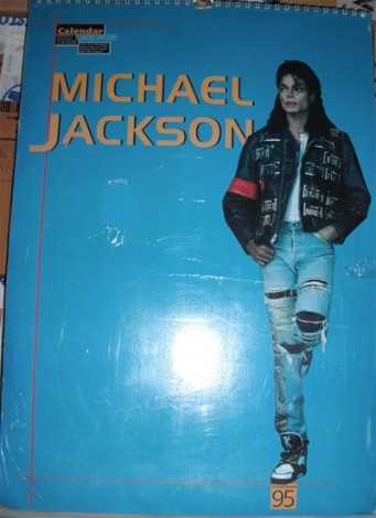 Calendario rarissimo di Michael Jackson = € 50,00