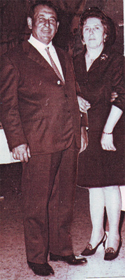 Michele Pecoraro con la Sig.ra Gaetana