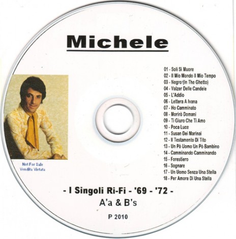 Tutte le canzoni incise da Michele con la RiFi record