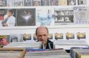 Immagini della mostra del disco al Palazzo Vanvitelliano di Mercato S.Severino