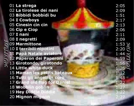 20 canzoncine dei Moviton incluse nel CD
