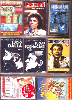 Musicassette alla “Fiera del disco” di Mercato S. Severino.