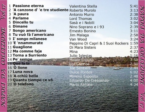 I brani da collezione che ho scelto per la 17^ raccolta
