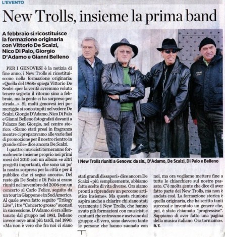 New Trolls, insieme la formazione dal 1970 al 1972