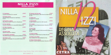 Le più belle canzoni di Nilla Pizzi "Regina assoluta"