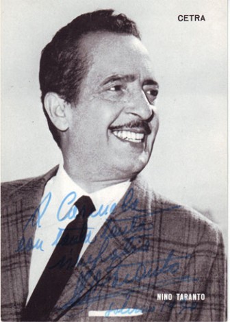Nino Taranto, tante volte al Festival di Napoli.