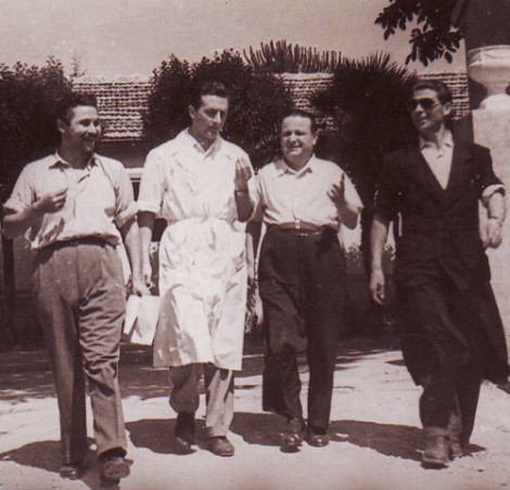 Cosimo Boccia con i suoi più stretti collaboratori