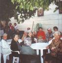 Alcuni anziani ospiti della Casa del Divino Amore
