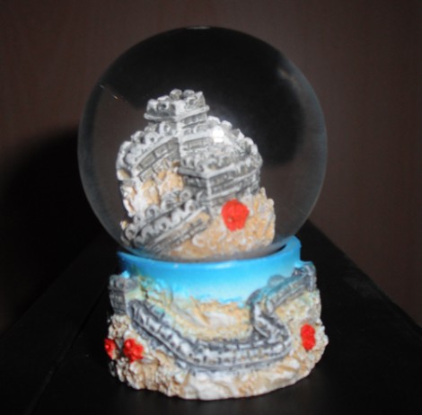 La "snowball" raffigurante "La Grande Muraglia"