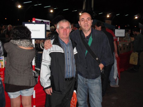 Antonio Pedozzi con Raffaele Iaccarino, un amico collezionista.