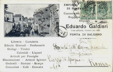 Cartolina commerciale di Penta (Fisciano)
