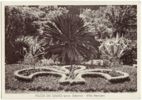 Cartolina d'epoca di Piazza Del Galdo