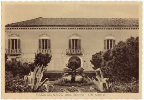 Cartolina da collezione di Piazza Del Galdo