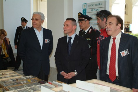 Pino Imparato alla "Mostra del disco" di Mercato S.Severino