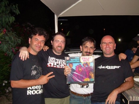 Pio Benny Rock, Antonio Elia, Andrea Maria Romano e Giuliano Manzo