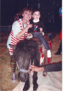 Pippi Calzelunghe con la piccola Dalia