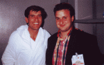 Nicola Pironti con Gianni Morandi