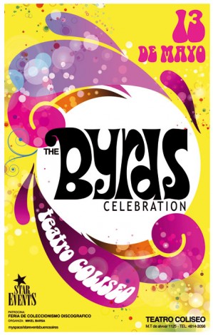 Manifesto del concerto dei Byrds