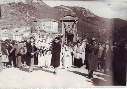 Processione a Mercato S. Severino (anni '50)