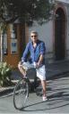 Raffaele Pecoraro con la famosa bicicletta Rotense