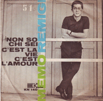 Raro 45 giri di Memo Remigi del 1962