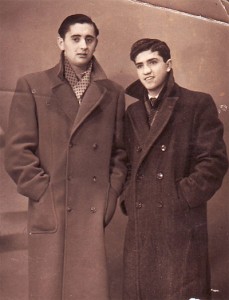 Roberto Guariniello con un amico
