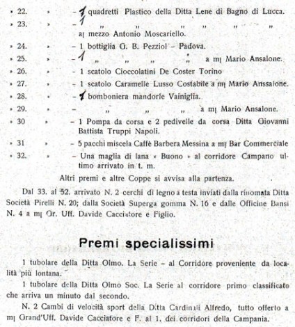 Premi specialissimi