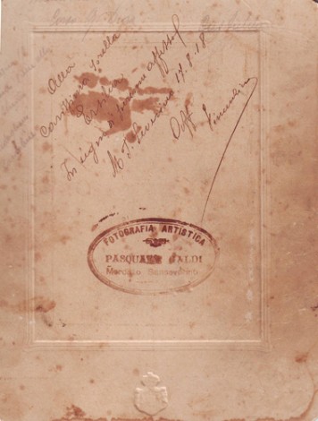 Vincenzo Russo con affetto alla sorella Ersilia.