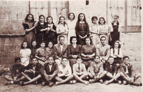 Scuola Media dei ragazzi del 1934.