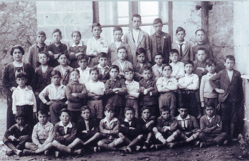 Scuola elementare, classe del 1929/30
