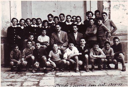 Alunni scuola media 1954/55