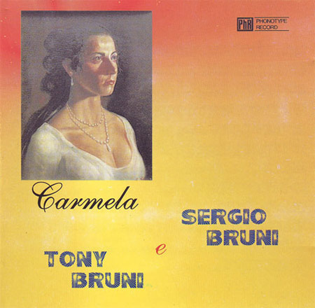 CD Carmela pubblicato, su mia indicazione, dalla Phonotype Record.