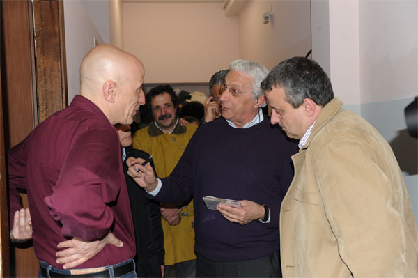 Peppe Servillo con Carlo e Nicola Pironti