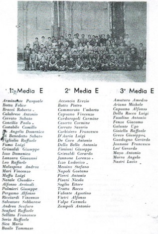 Alunni della sezione E
