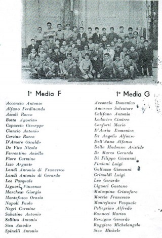 Alunni della sezione F-G.
