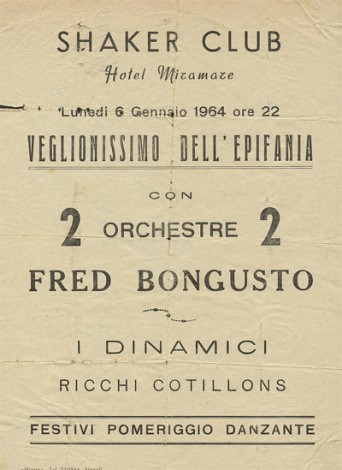 6 gennaio 1964, "I Dinamici" allo Shaker Club.