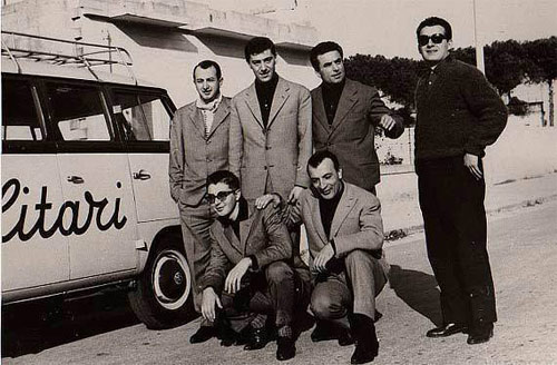 I Solitari in una foto d'epoca