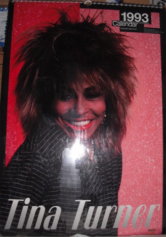 Calendario di Tina Turner del 1993 = € 2,00