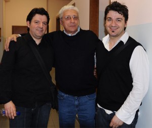 Tommaso e Daniele Scannapieco con Carlo