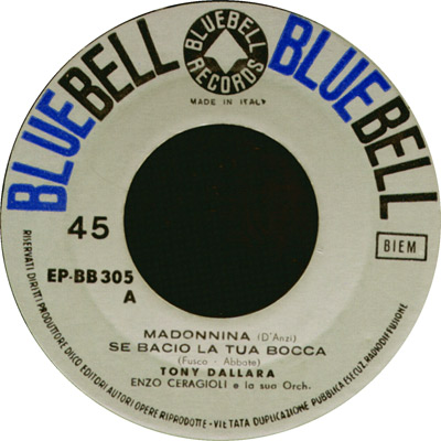 EP raro di Tony Dallara (Bluebell)