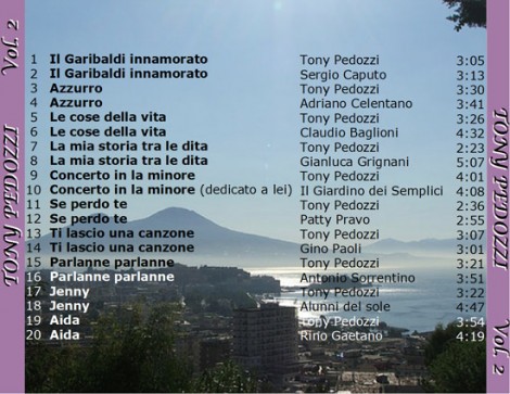 Covers interpretate da Tony Pedozzi 
