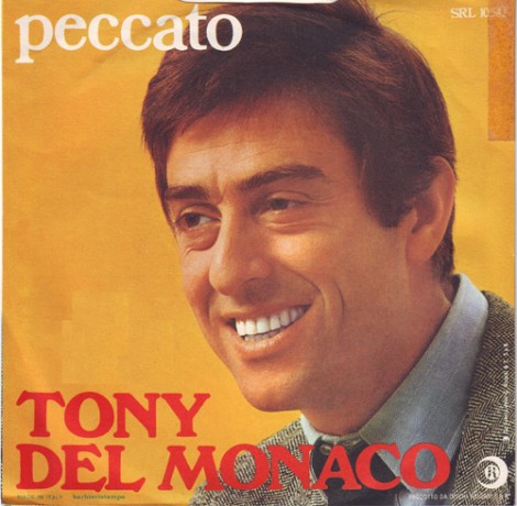 "Peccato" facciata B, cantata da Tony Del Monaco