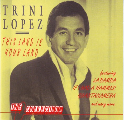 CD di Trini Lopez pubblicato in Francia