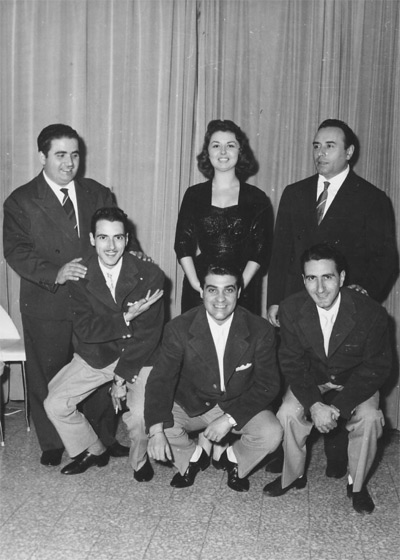 Gloria Christian con Franco Ricci ed il trio Convers