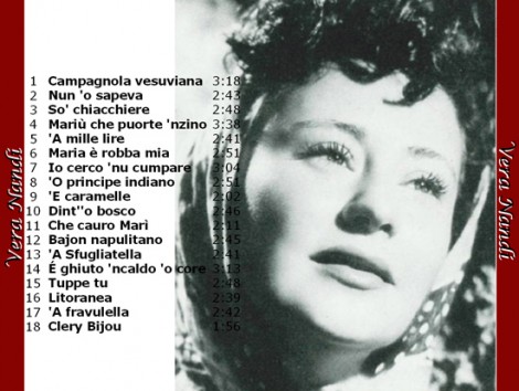Le canzoni di Vera Nandi