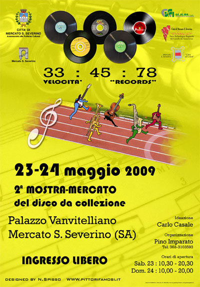 Volantino della mostra del disco