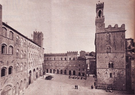 La bellezza architettonica di Volterra.