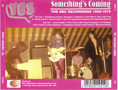 CD doppio Something's coming "YES"