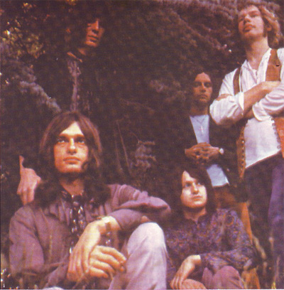 Foto a colori degli "YES" del 1969.
